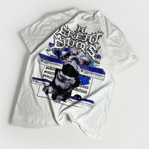 Ken Carson A Great Chaos Tour Official Merch Shirt Mens Small White Hip Hop Rap